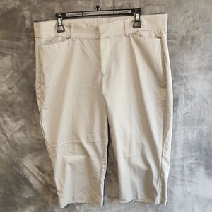 Dockers Light Tan Capris. Size 16